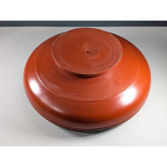 Large 14.5" Norwegian Telemark Rosemaling traditional folk art ale bowl from - Picture 11 of 16